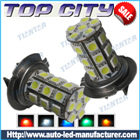 Topcity 27-SMD 5050 360-degree shine H7 Hyper Flux LED Bulbs For Fog Lights or Running Light Lamps - Fog Lights car led, Auto LED